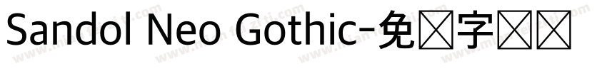 Sandol Neo Gothic字体转换